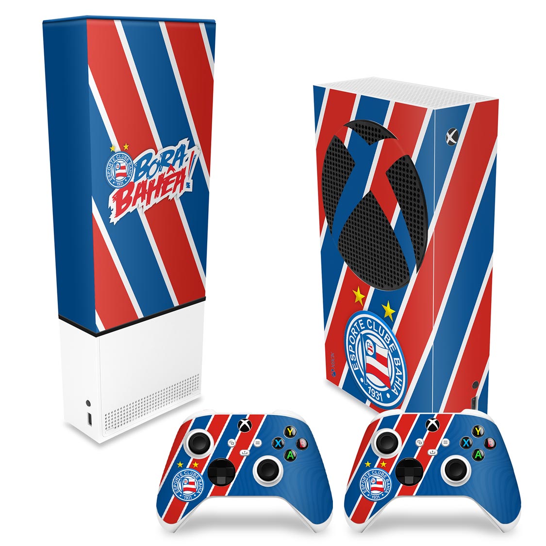 KIT Capa Anti Poeira e Skin Anti-Rage Xbox Series S Vertical - Bahia B