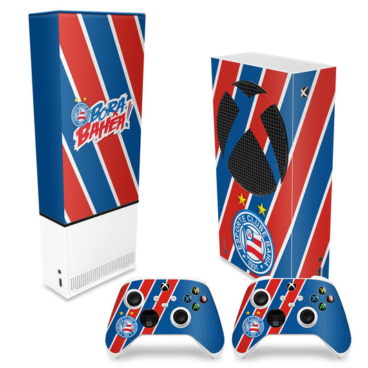 KIT Capa Anti Poeira e Skin Anti-Rage Xbox Series S Vertical - Bahia B