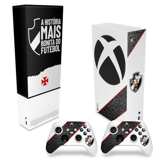 KIT Capa Anti Poeira e Skin Anti-Rage Xbox Series S Vertical - Vasco A