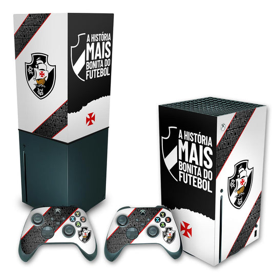KIT Capa Anti Poeira e Skin Anti-Rage Xbox Series X Vertical - Vasco A