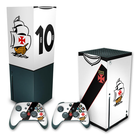 KIT Capa Anti Poeira e Skin Anti-Rage Xbox Series X Vertical - Vasco B