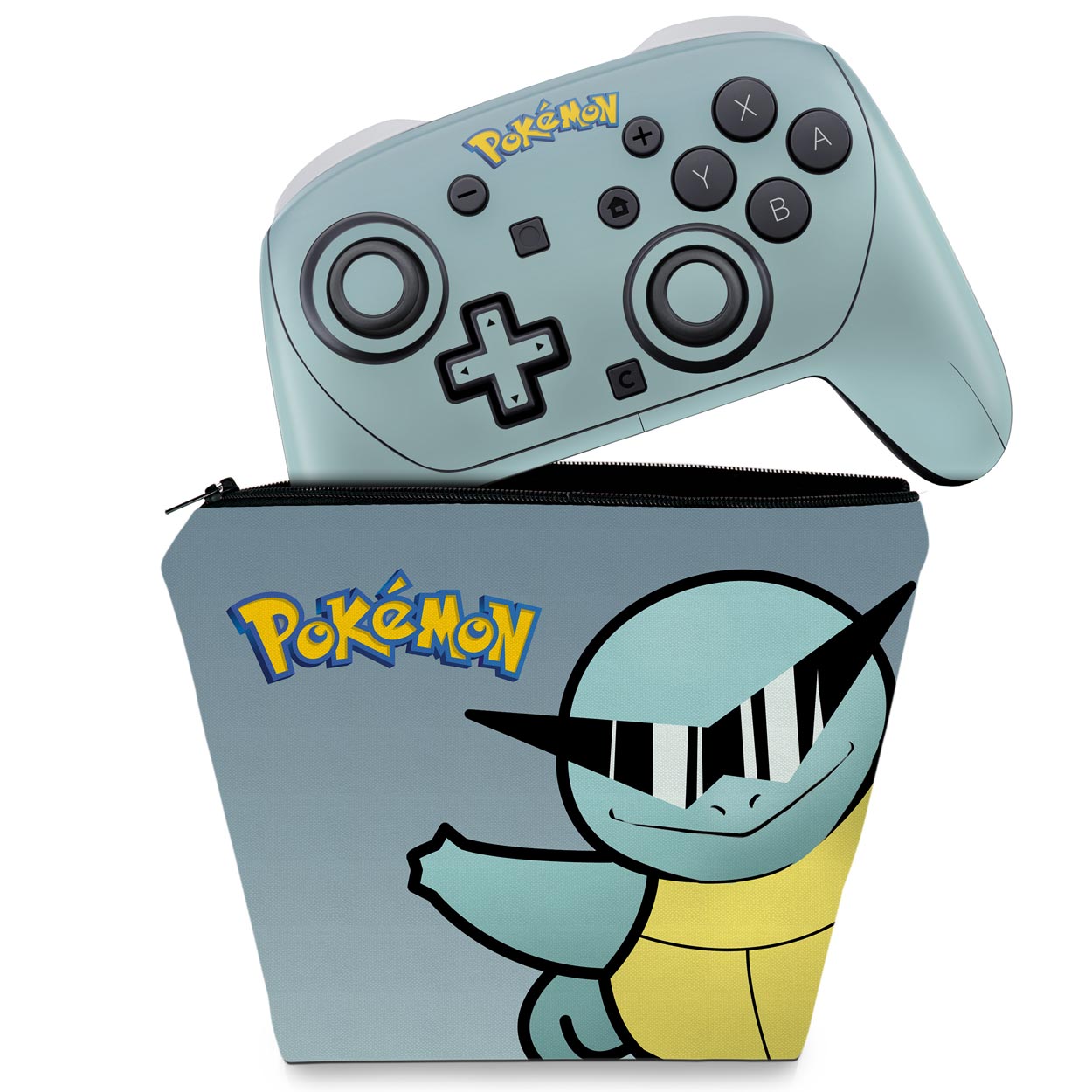 KIT Capa Case e Skin Anti-Rage Nintendo Switch 2 Pro Controle - Modelo 006