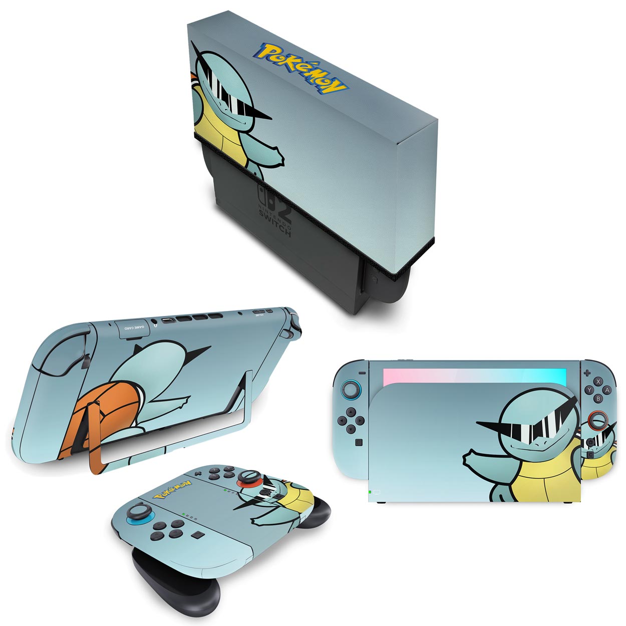 KIT Capa Anti Poeira e Skin Anti-Rage Nintendo Switch 2 - Modelo 006