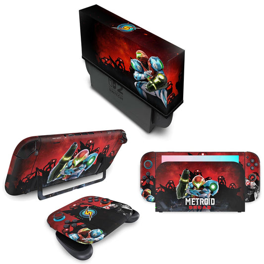 KIT Capa Anti Poeira e Skin Anti-Rage Nintendo Switch 2 - Modelo 053