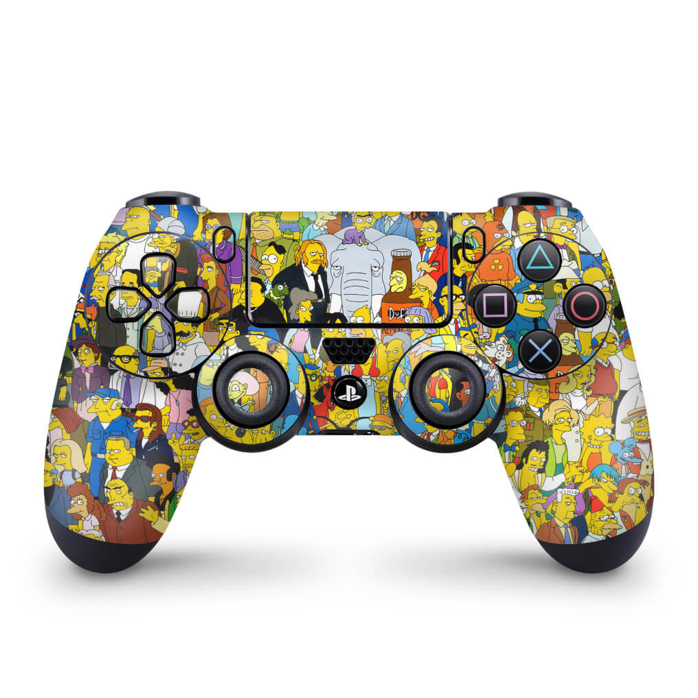 Skin Anti-Rage PS4 Controle - The Simpsons - Pop Arte Skins