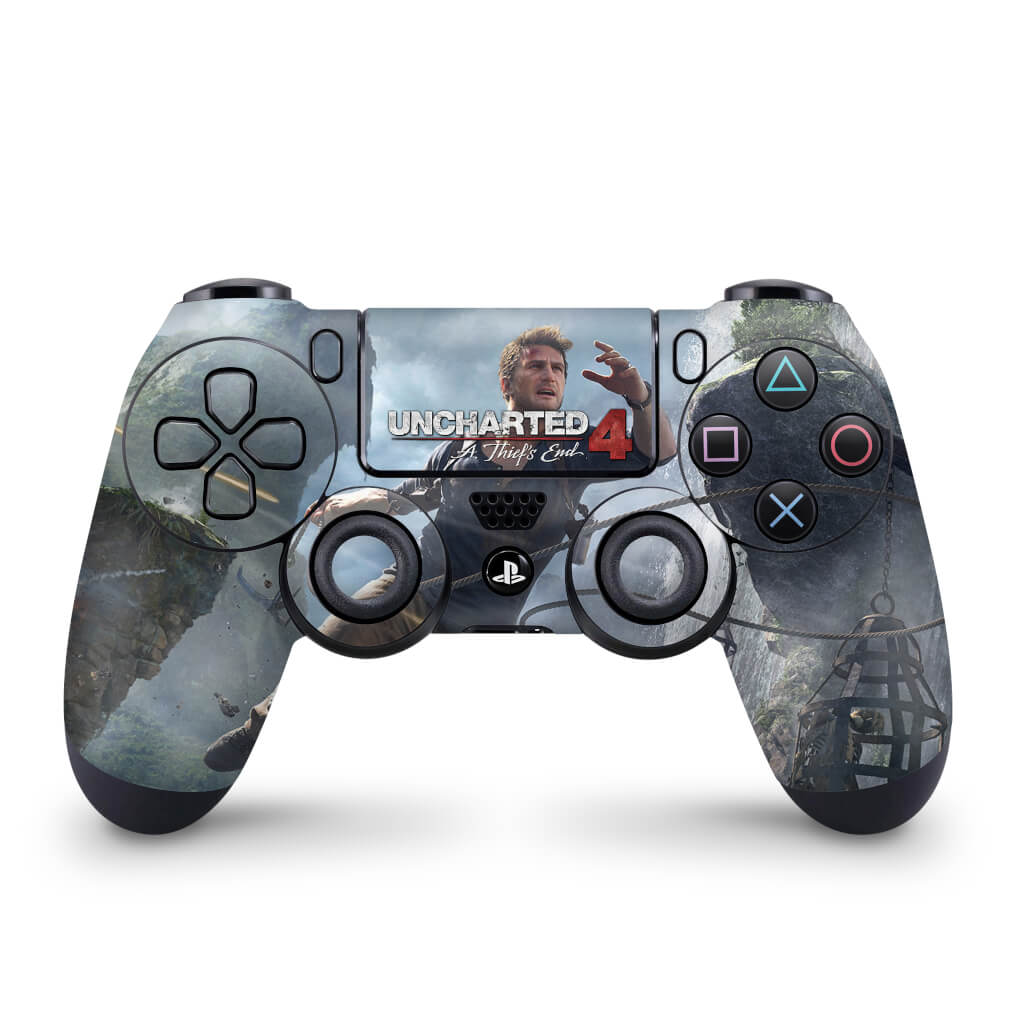 Skin Anti-Rage PS4 Controle - Uncharted 4 - Pop Arte Skins