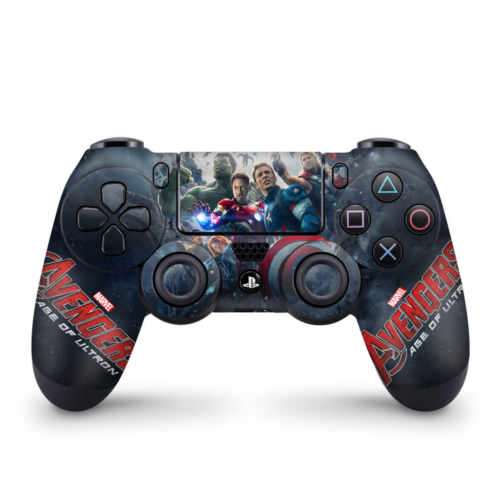 Skin Anti-Rage PS4 Controle - Avengers - Age of Ultron - Pop Arte Skins