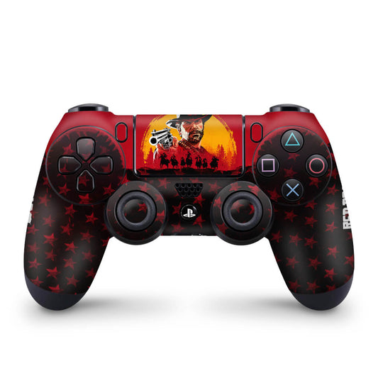 Skin Anti-Rage PS4 Controle - Red Dead Redemption 2