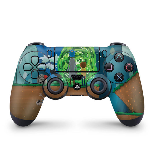 Skin Anti-Rage PS4 Controle - Rick And Morty Mario