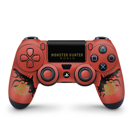 Skin Anti-Rage PS4 Controle - Monster Hunter Edition