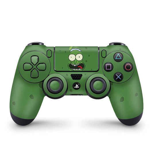 Skin Anti-Rage PS4 Controle - Pickle Rick and Morty