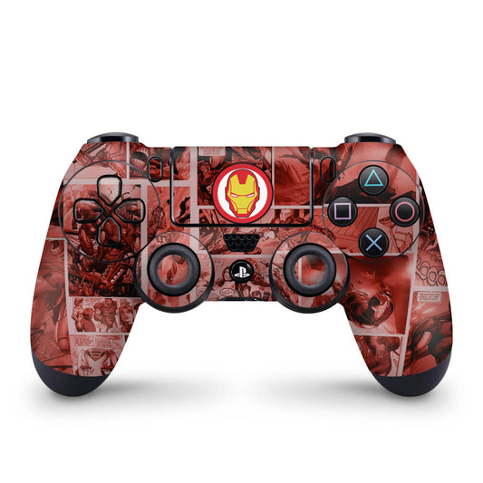 Skin Anti-Rage PS4 Controle - Homem de Ferro Comics