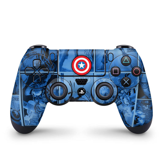 Skin Anti-Rage PS4 Controle - Capitão América Comics