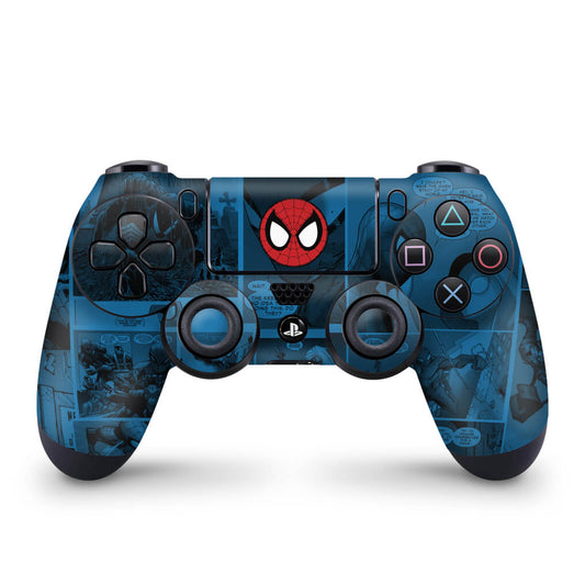 Skin Anti-Rage PS4 Controle - Homem-Aranha Spider-Man Comics