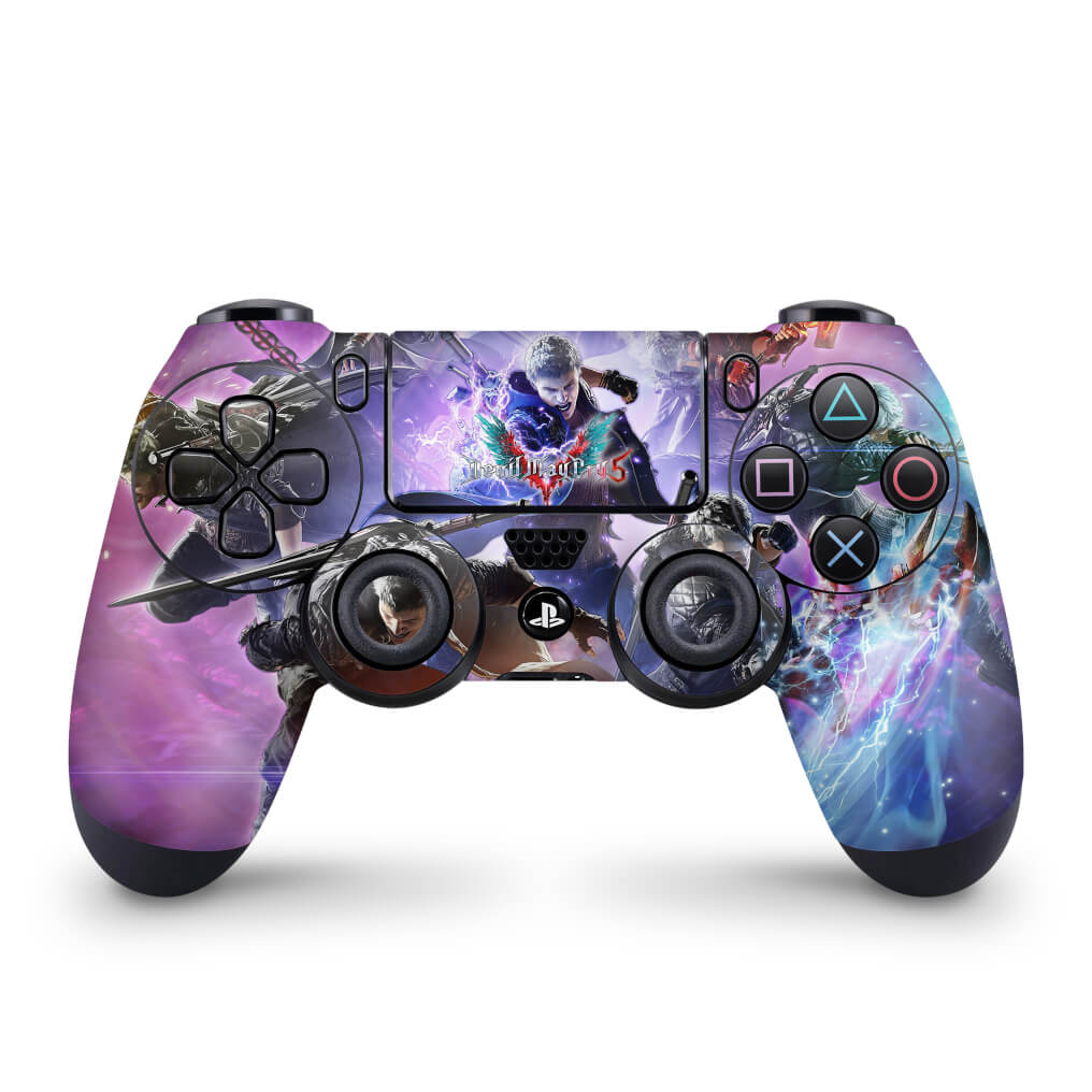 Skin Anti-Rage PS4 Controle - Devil May Cry 5 - Pop Arte Skins
