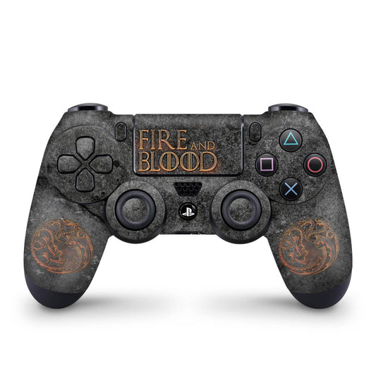 Skin Anti-Rage PS4 Controle - Game of Thrones Targaryen