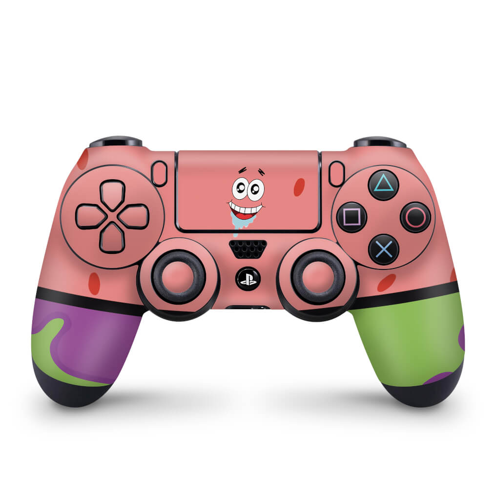 Skin Anti-Rage PS4 Controle - Patrick Bob Esponja - Pop Arte Skins