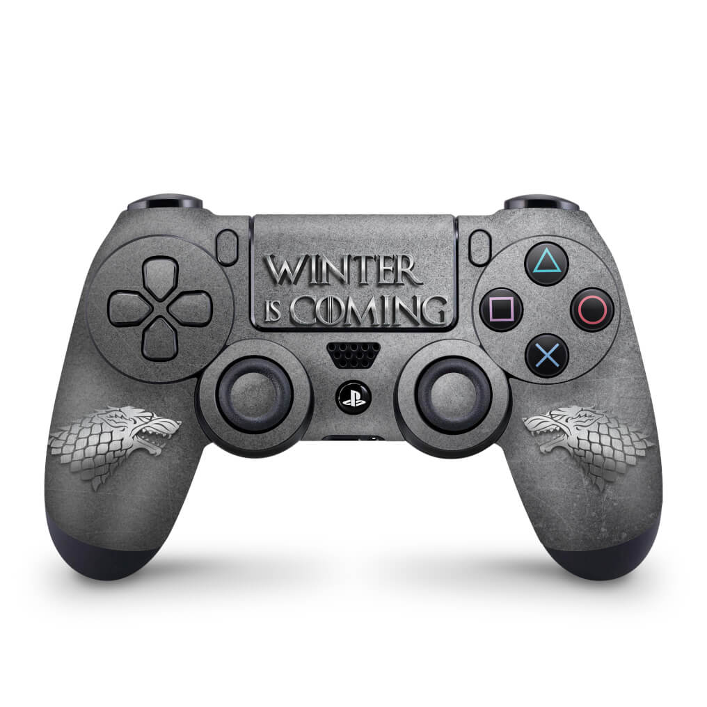 Skin Anti-Rage PS4 Controle - Game Of Thrones Stark - Pop Arte Skins
