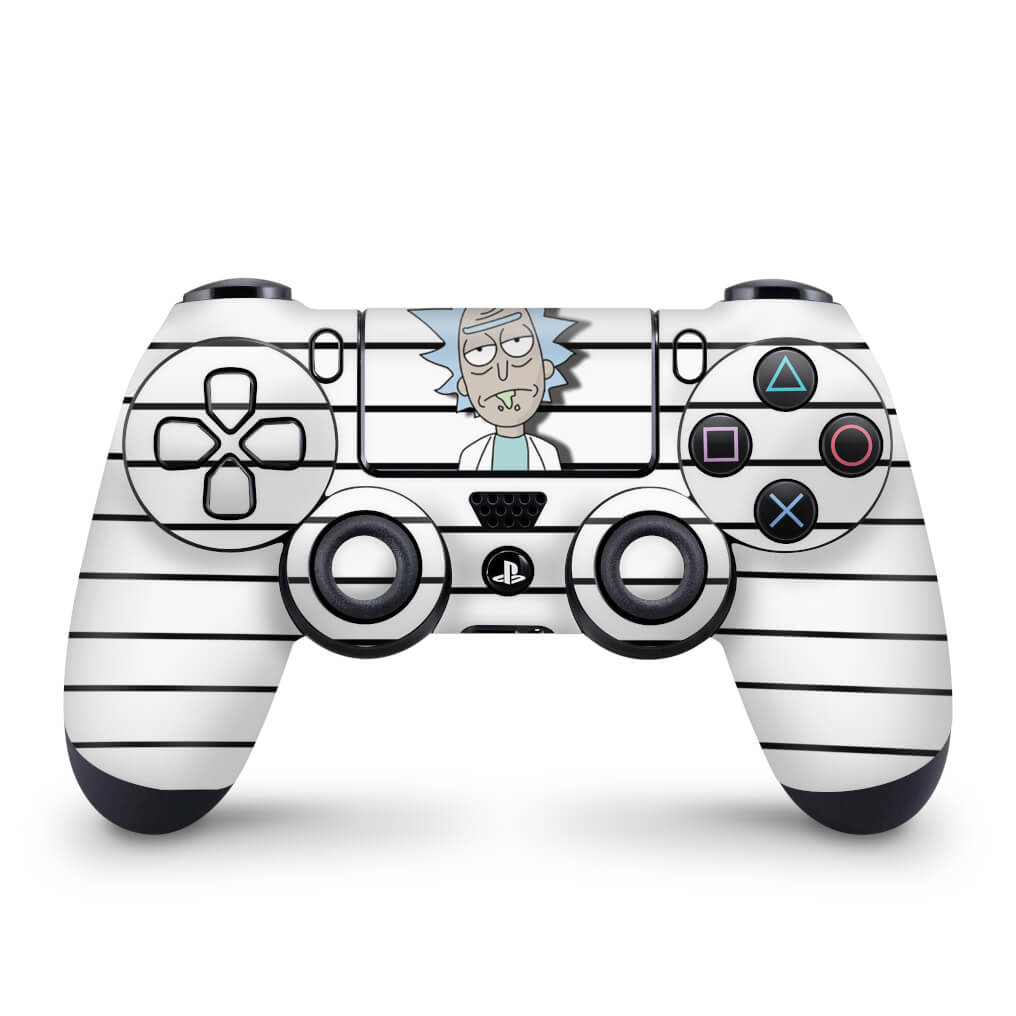 Skin Anti-Rage PS4 Controle - Rick Rick and Morty - Pop Arte Skins