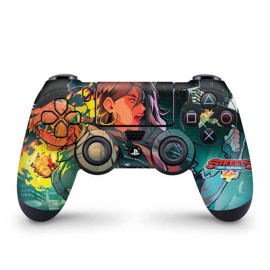 Skin Anti-Rage PS4 Controle - Streets Of Rage 4