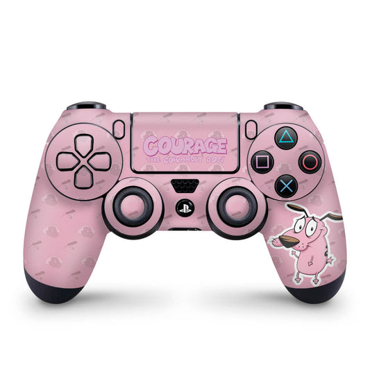 Skin Anti-Rage PS4 Controle - Coragem: O cão covarde