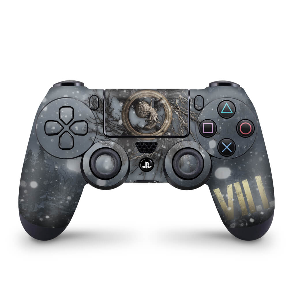Skin Anti-Rage PS4 Controle - Resident Evil Village - Pop Arte Skins
