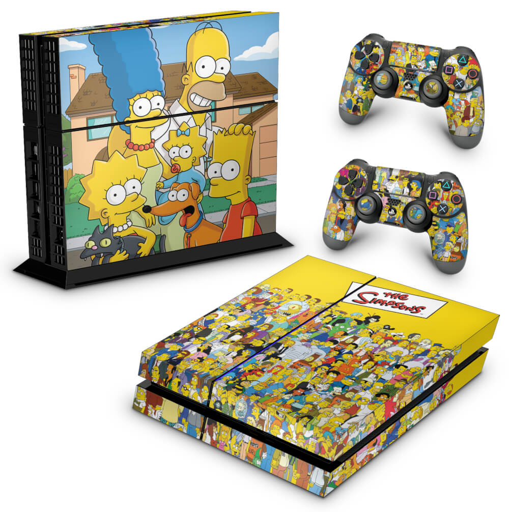 Skin Anti-Rage PS4 Fat - The Simpsons - Pop Arte Skins