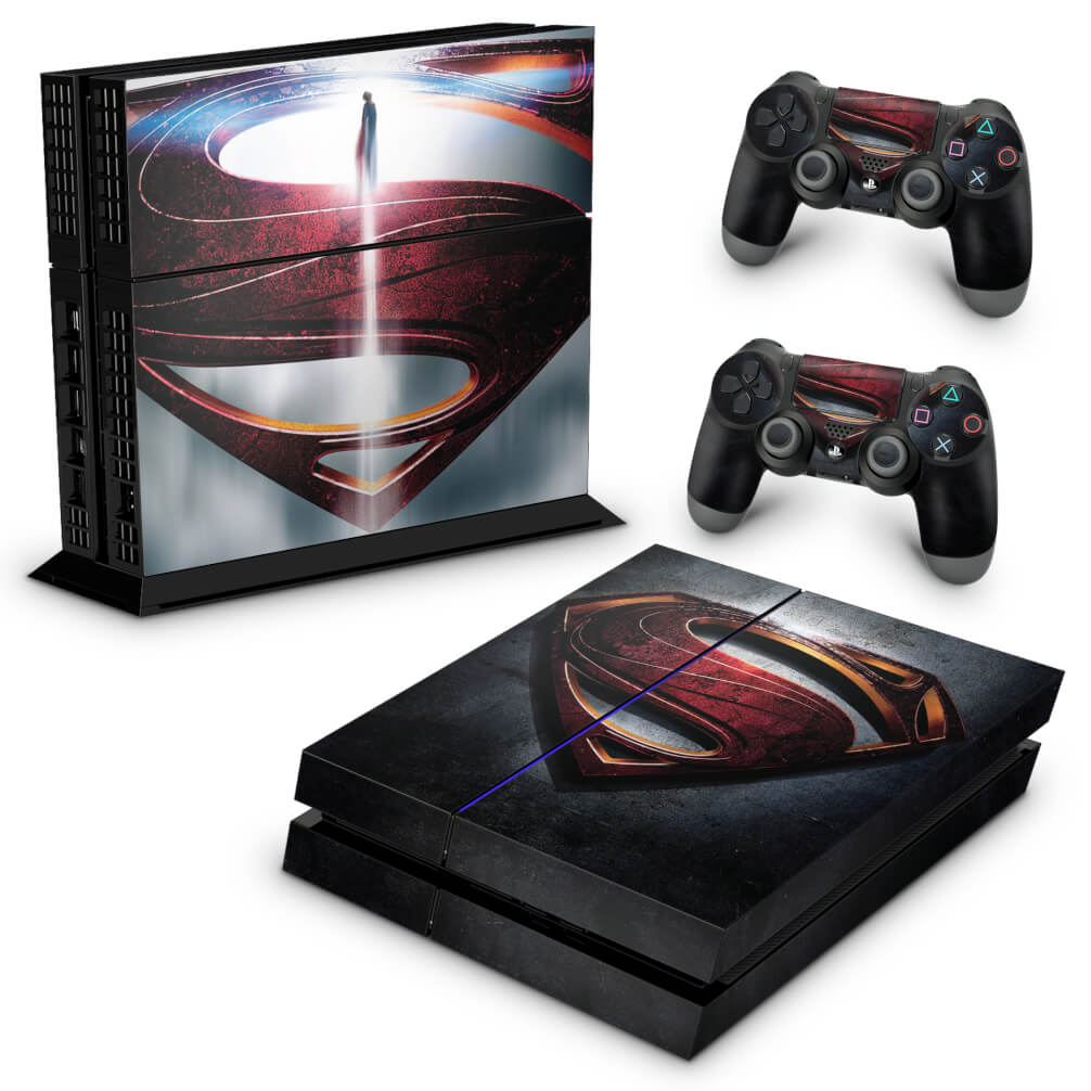 Skin Anti-Rage PS4 Fat - Superman - Super Homem - Pop Arte Skins