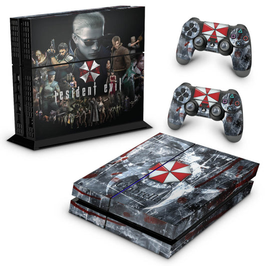 Skin Anti-Rage PS4 Fat - Resident Evil Umbrella
