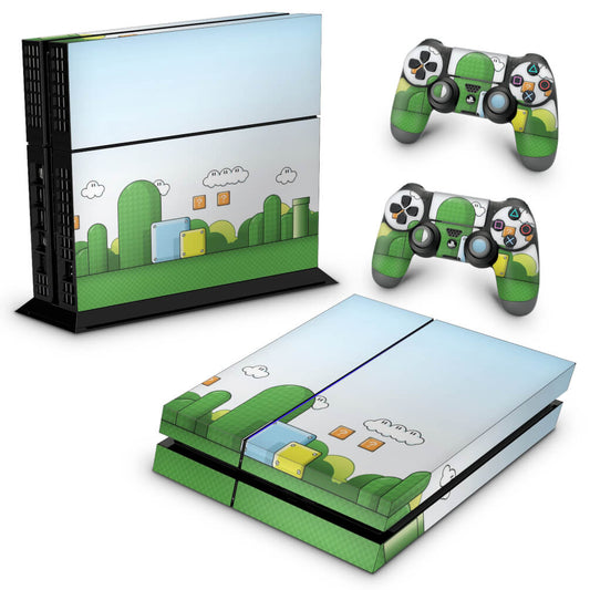Skin Anti-Rage PS4 Fat - Super Mario