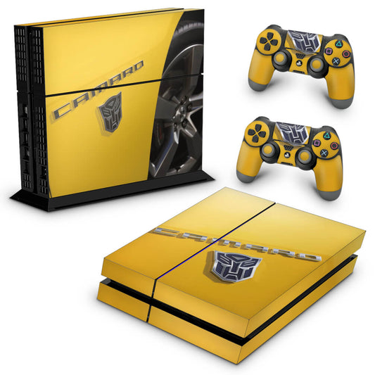 Skin Anti-Rage PS4 Fat - Camaro - Transformers