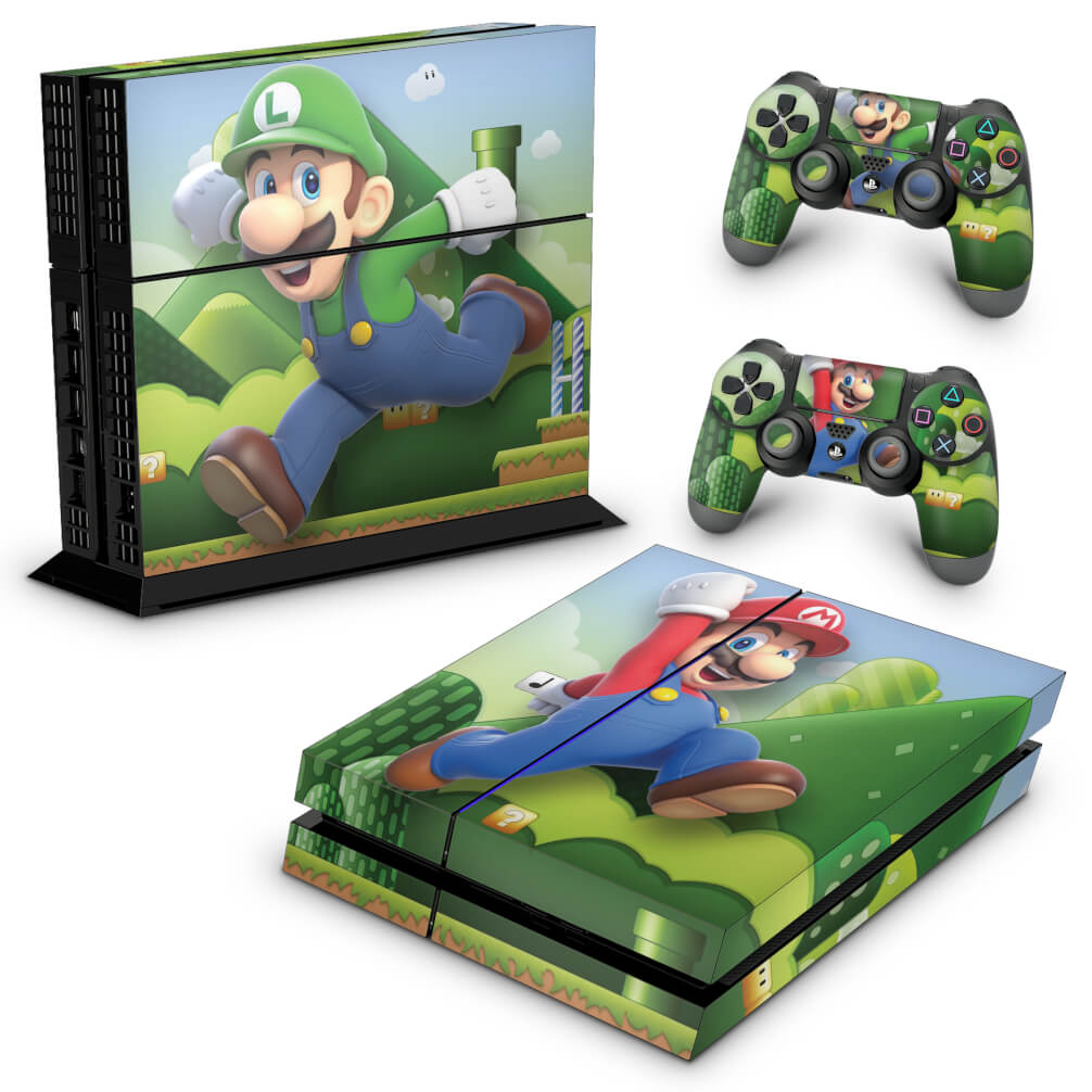 Skin Anti-Rage PS4 Fat - Super Mario Bros - Pop Arte Skins