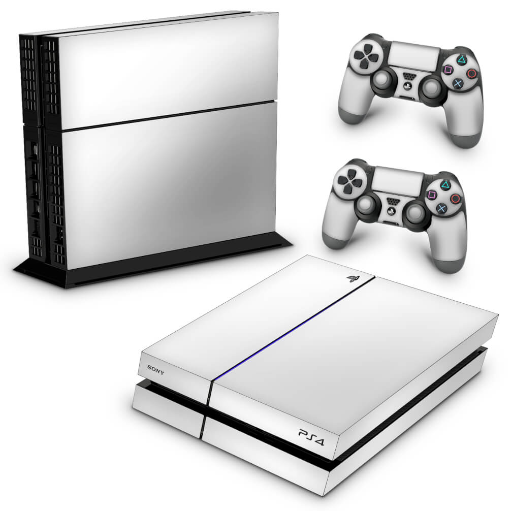 Skin Anti-Rage PS4 Fat - Branco - Pop Arte Skins