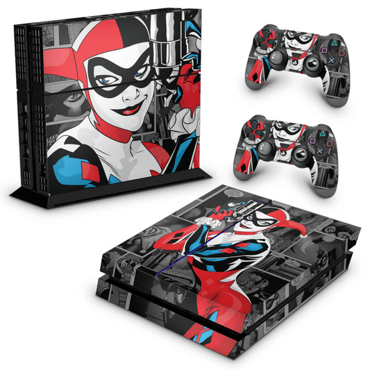Skin Anti-Rage PS4 Fat - Harley Quinn - Arlequina #a