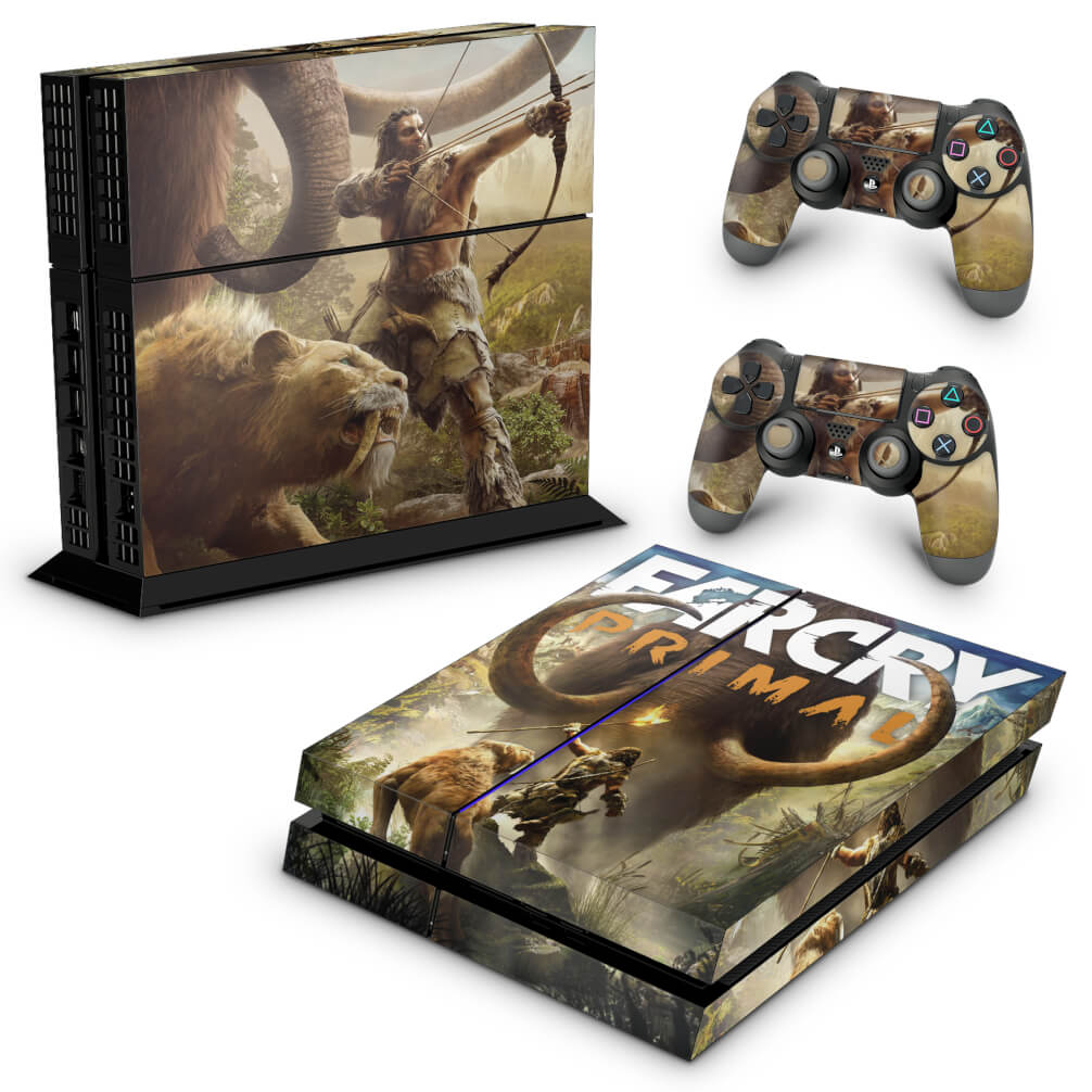 Skin Anti-Rage PS4 Fat - Far Cry Primal - Pop Arte Skins