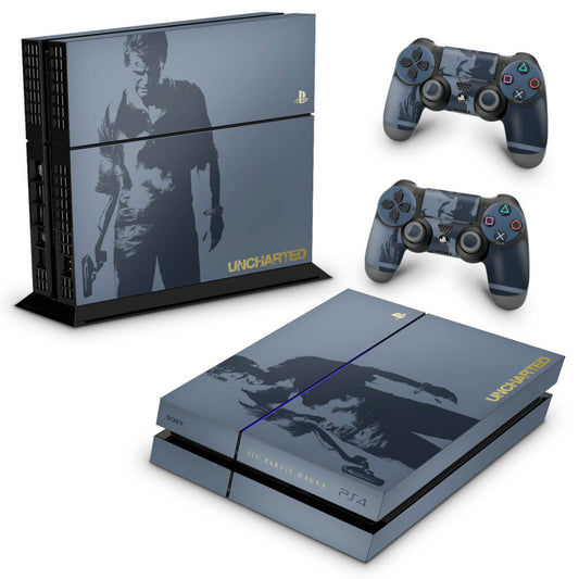 Skin Anti-Rage PS4 Fat - Uncharted 4 Limited Edition
