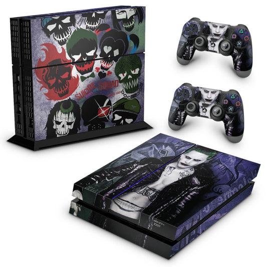 Skin Anti-Rage PS4 Fat - Esquadrão Suicida #D