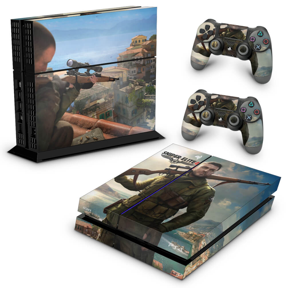 Skin Anti-Rage PS4 Fat - Sniper Elite 4 - Pop Arte Skins