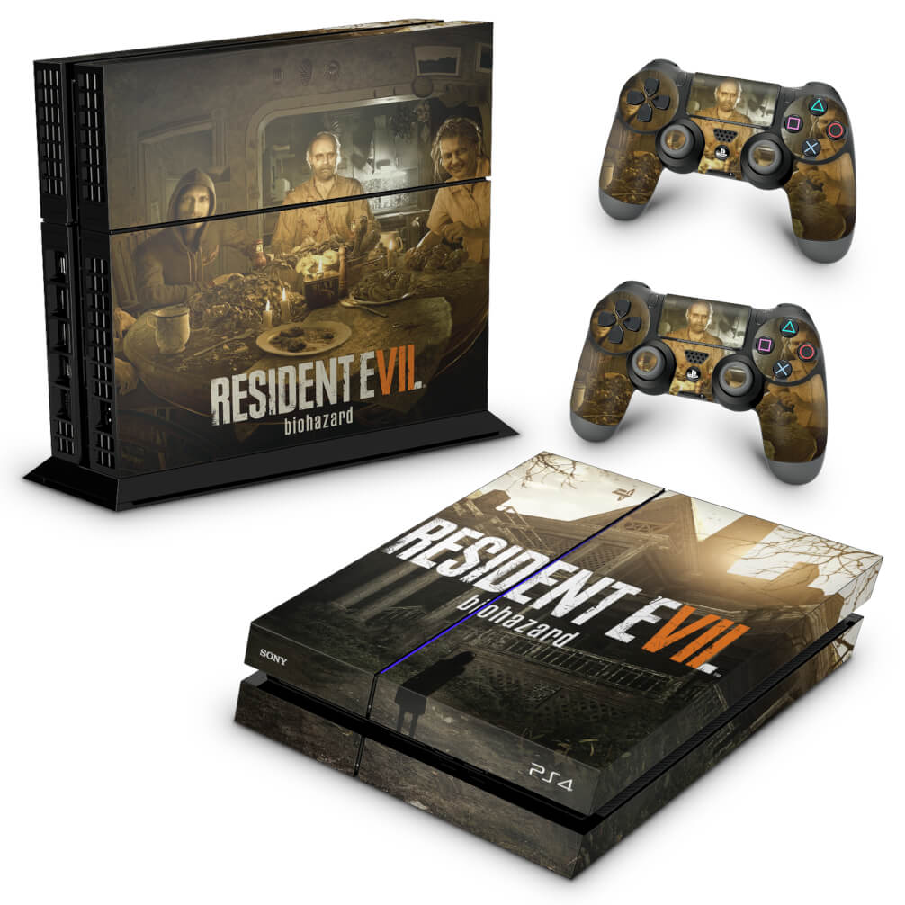 Skin Anti-Rage PS4 Fat - Resident Evil 7: Biohazard - Pop Arte Skins