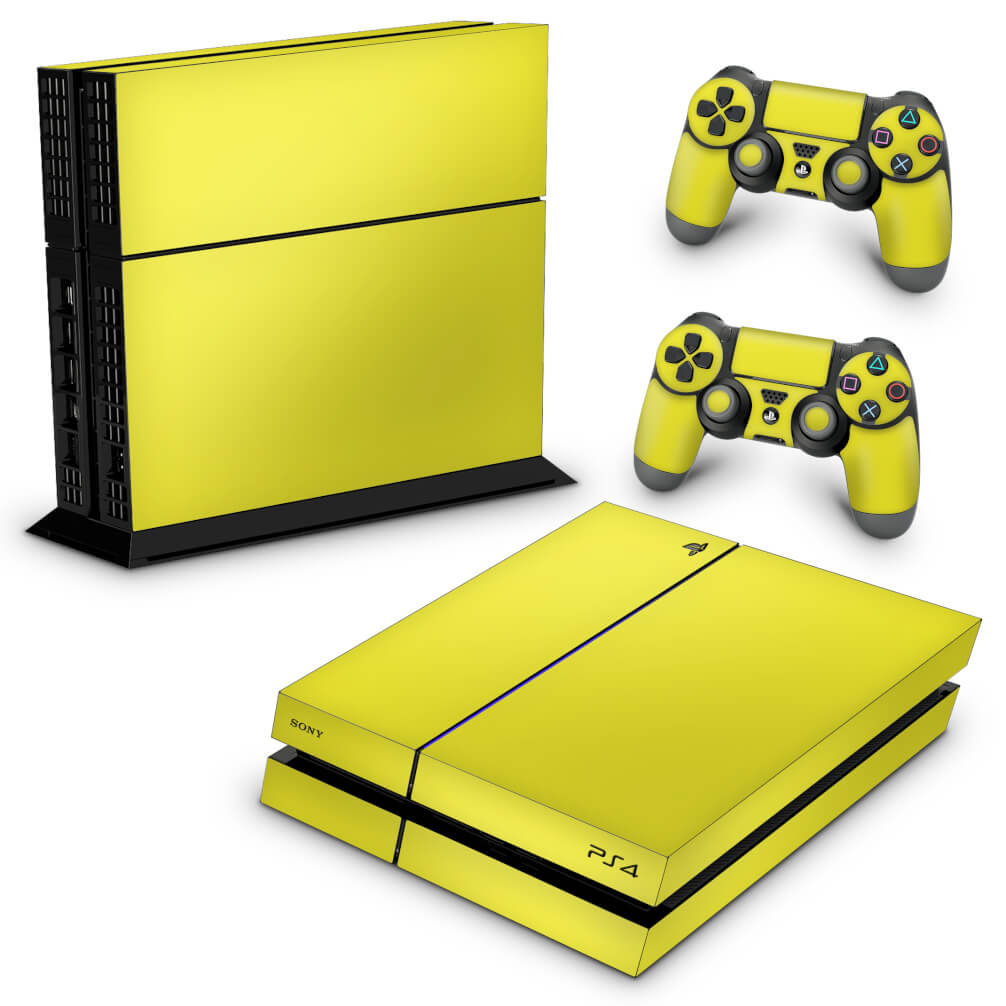 Skin Anti-Rage PS4 Fat - Amarelo - Pop Arte Skins