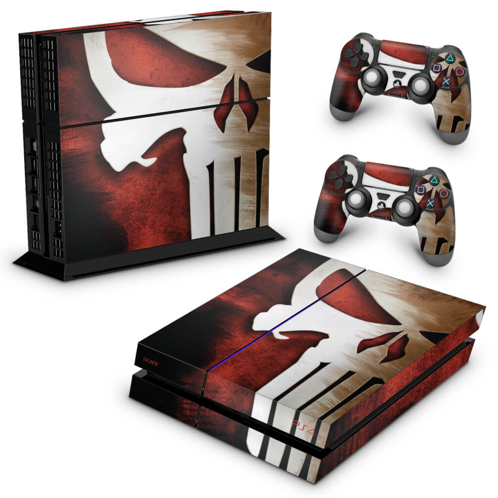 Skin Anti-Rage PS4 Fat - The Punisher Justiceiro - Pop Arte Skins