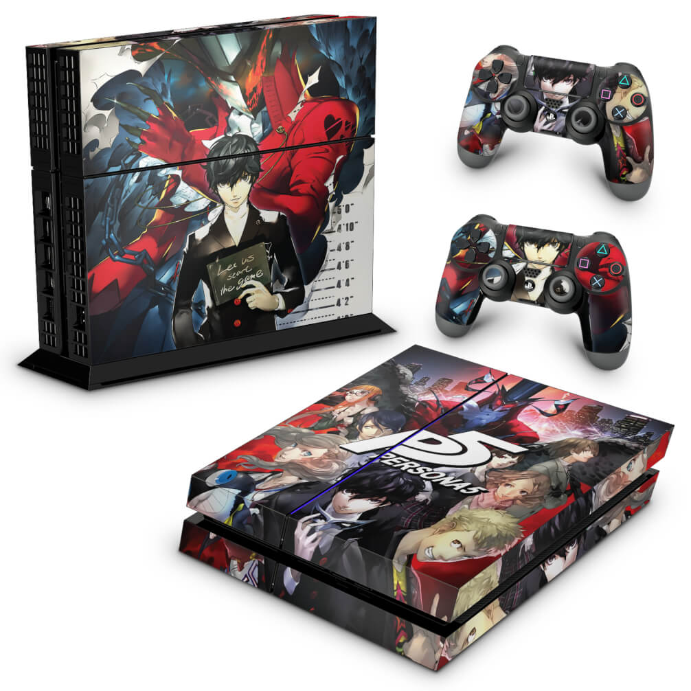 Skin Anti-Rage PS4 Fat - Persona 5 - Pop Arte Skins