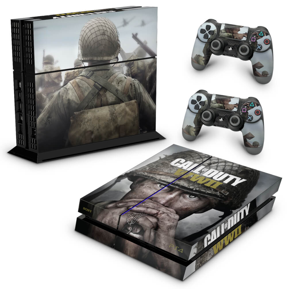Skin Anti-Rage PS4 Fat - Call of Duty WW2 - Pop Arte Skins