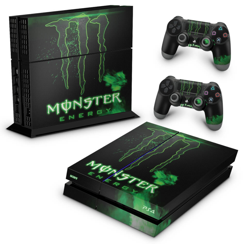 Skin Anti-Rage PS4 Fat - Monster Energy Drink - Pop Arte Skins