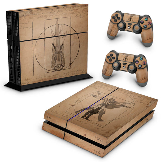 Skin Anti-Rage PS4 Fat - Assassin’s Creed Vitruviano