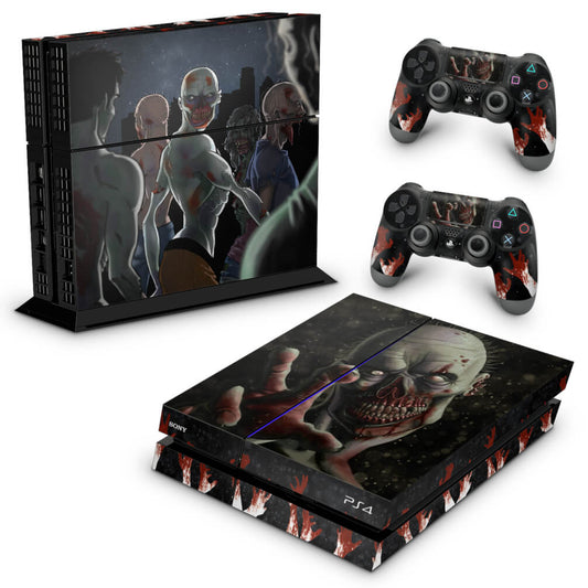 Skin Anti-Rage PS4 Fat - Zombie Zumbi The Walking
