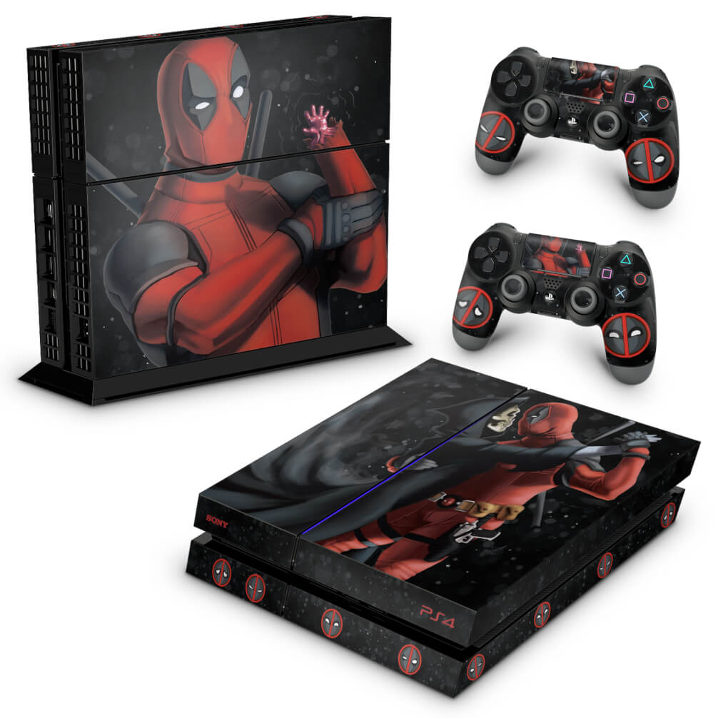 Skin Anti-Rage PS4 Fat - Deadpool 2 - Pop Arte Skins
