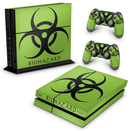 Skin Anti-Rage PS4 Fat - Biohazard Radioativo