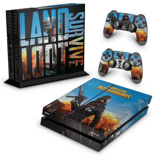 Skin Anti-Rage PS4 Fat - Players Unknown Battlegrounds PUBG