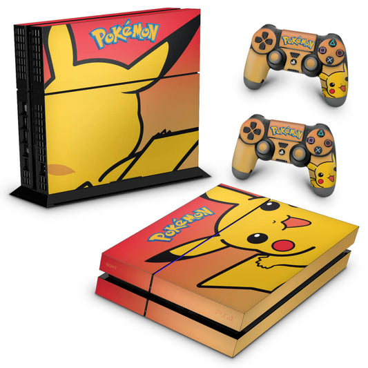 Skin Anti-Rage PS4 Fat - Pokemon Pikachu